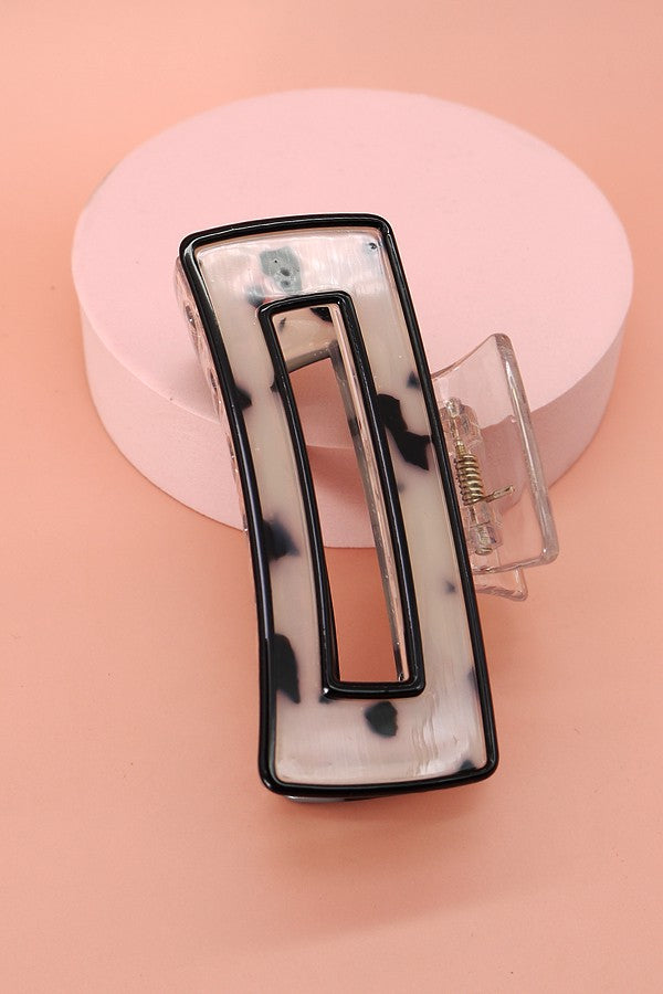 DESIGNER INSPIRED BOLD EDGE HAIR CLAW CLIP | 40H395