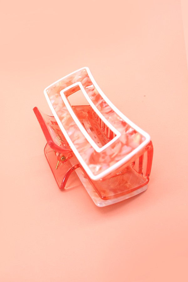 DESIGNER INSPIRED BOLD EDGE HAIR CLAW CLIP | 40H395