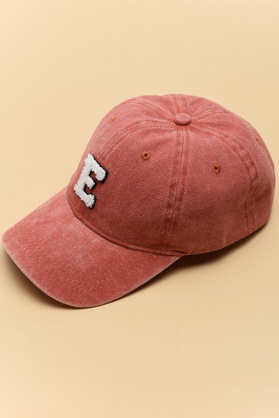 WASHED SHERPA INITIAL BASEBALL CAP 40HW705