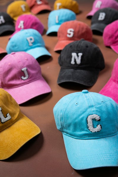 Initial baseball cap hotsell