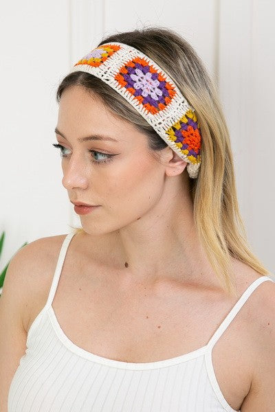 CROCHET SOFT HEADBAND HAIR BAND | 40HS020