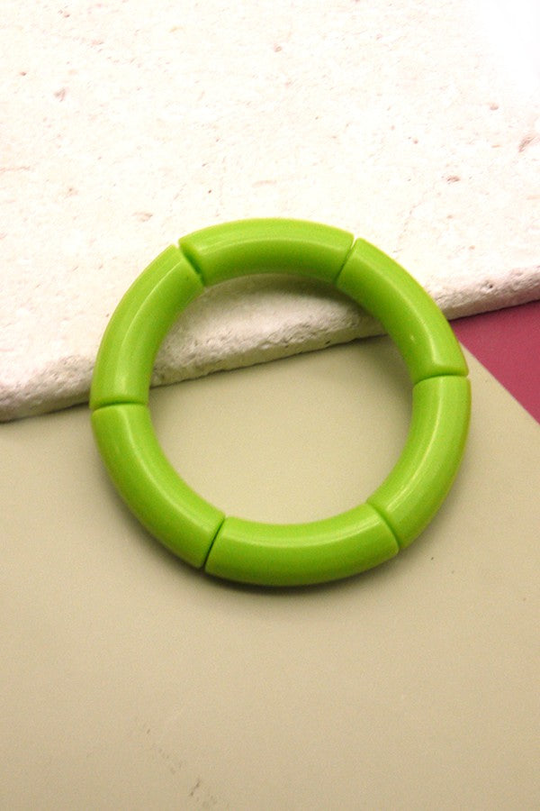 ACRYLIC TUBE BRACELET | 40B120