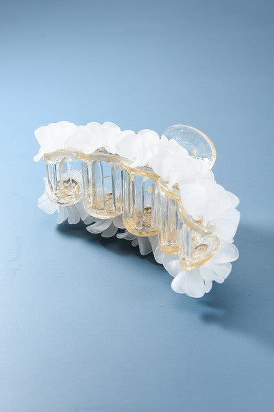 OVER SIZED ARTISTIC FLORAL HAIR CLAW CLIP | 40H454