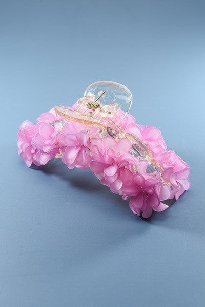 OVER SIZED ARTISTIC FLORAL HAIR CLAW CLIP | 40H454
