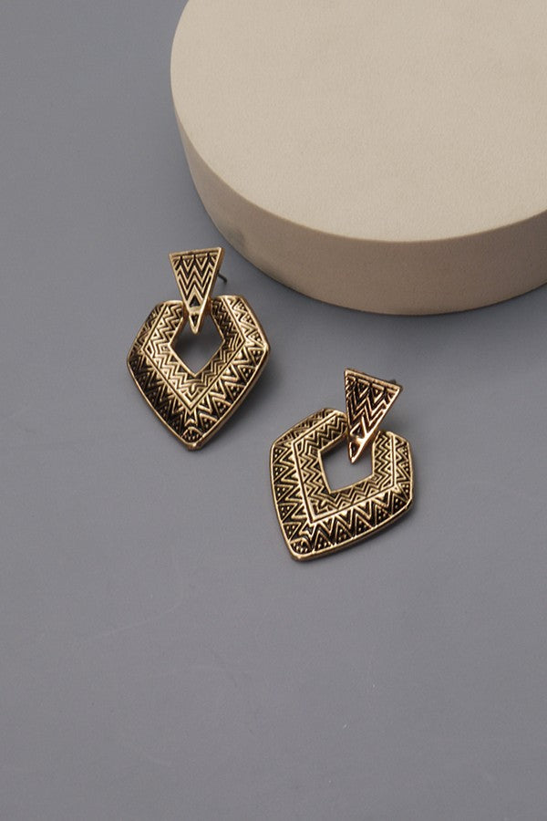 AZTEC ANTIQUE EARRINGS | 31E22573