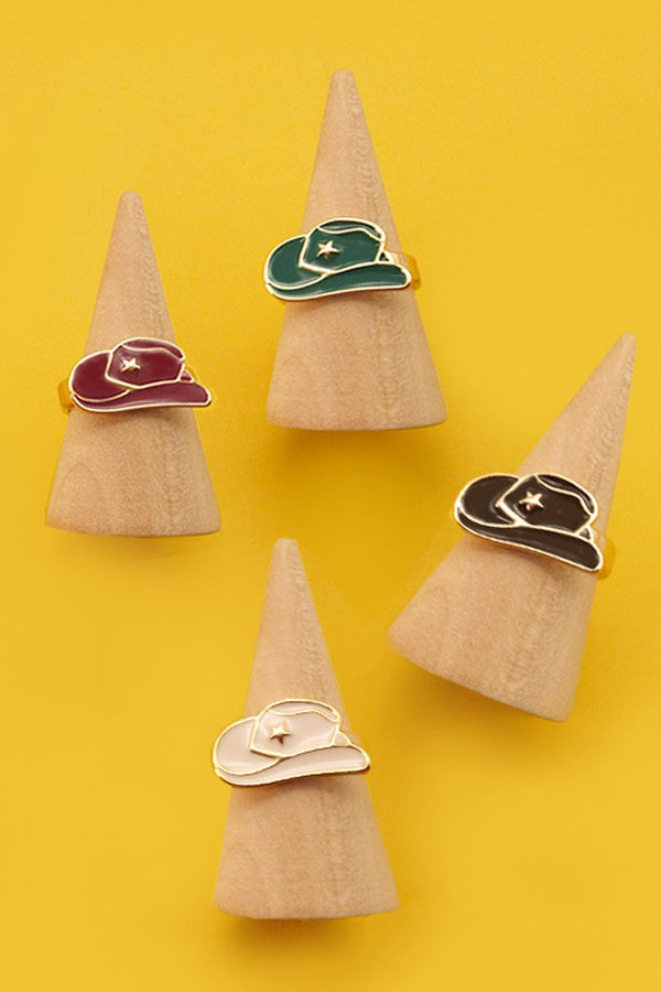 EPOXY COWBOY HAT RING | 31R22089