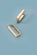 RECTANGLE HUGGIE HOOP EARRINGS | 60E2078025