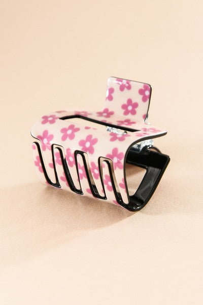 TRENDY PREMIUM HAIR CLAW CLIP - SMILEY, FLOWER, CHERRY, COW, BUTTERFLY | 40H479