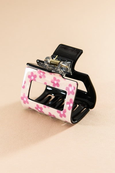 TRENDY PREMIUM HAIR CLAW CLIP - SMILEY, FLOWER, CHERRY, COW, BUTTERFLY | 40H479