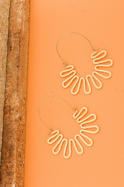 SWIRL DROP EARRINGS | 52E2062555