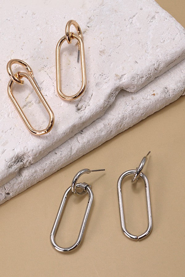 LINK HOOP EARRINGS | 52E2080119