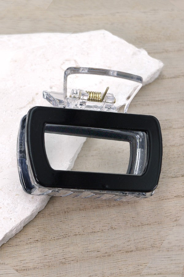 MID SIZE RECTANGLE HAIR CLAW CLIP | 40H652