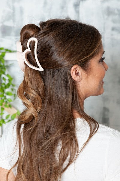 HEART HAIR CLAW CLIPS | 40H523