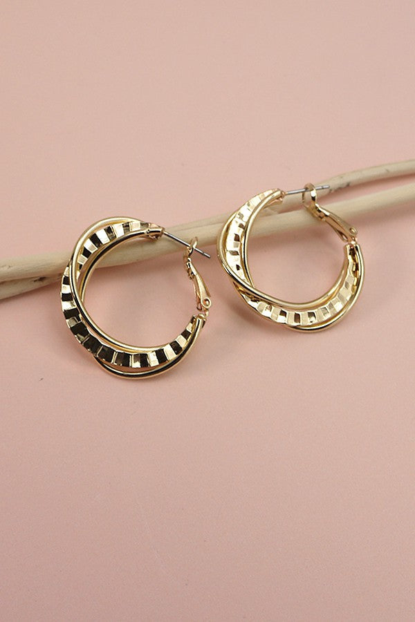 INTERTWINED HOOP EARRINGS | 52E2092718