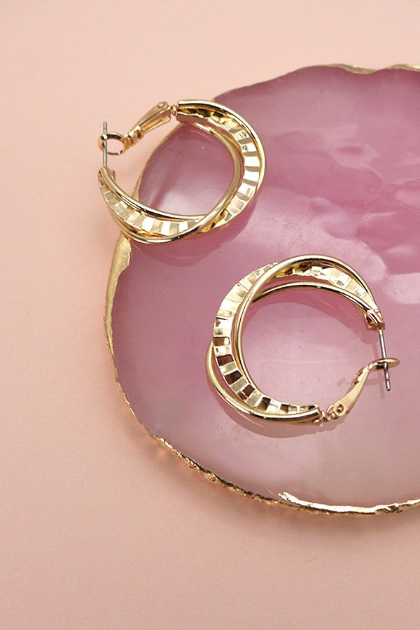 INTERTWINED HOOP EARRINGS | 52E2092718