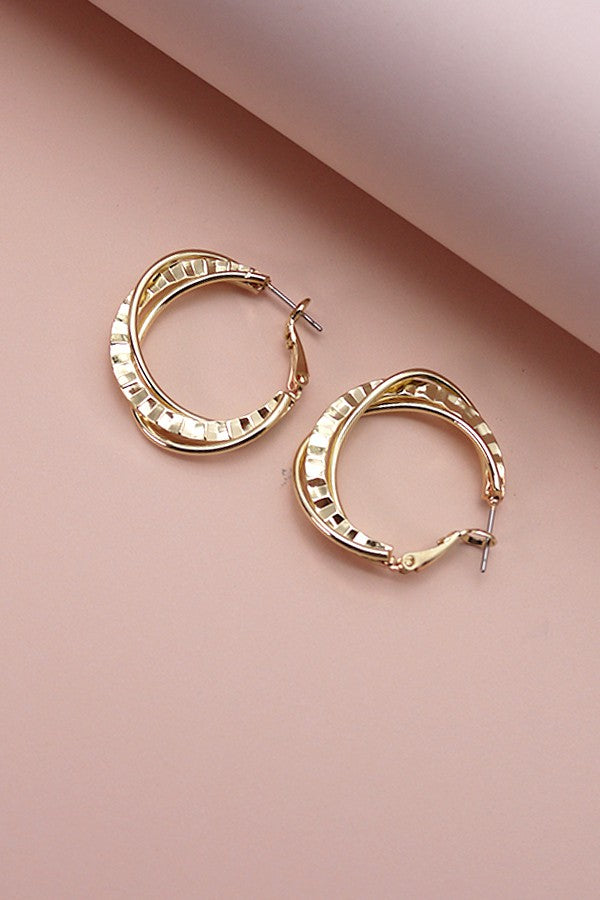 INTERTWINED HOOP EARRINGS | 52E2092718