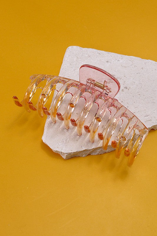 ACETATE CLEAR OMBRE HAIR CLAW CLIPS | 40H534