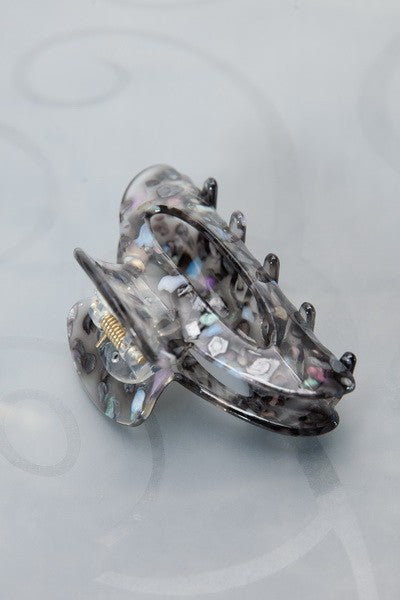 SPLASH SPLATTER MIX OVAL COLOR HAIR CLAW CLIPS | 40H553