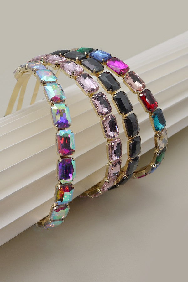 BAROQUE GLASS BEAD JEWELLED EMBELLISHED HEADBAND | 40HB113