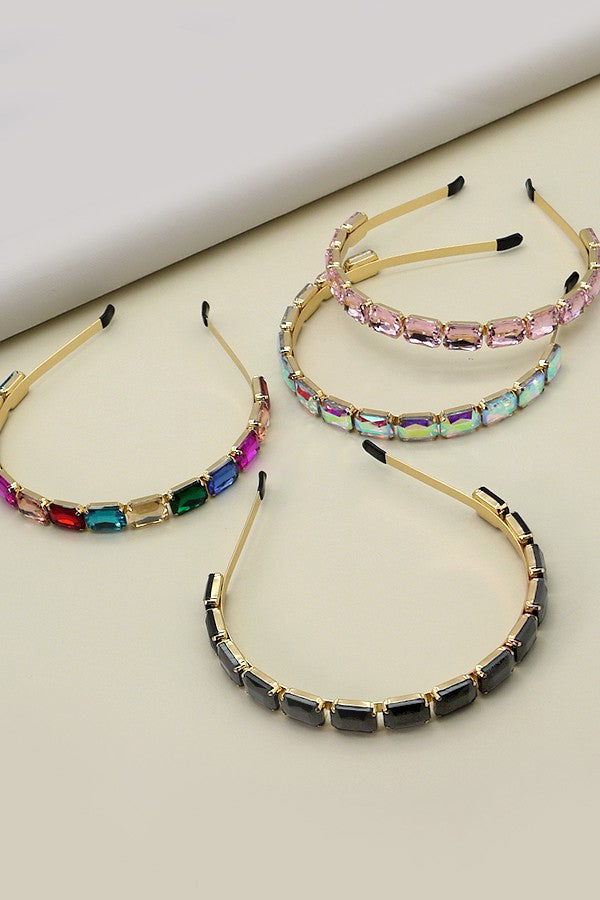 BAROQUE GLASS BEAD JEWELLED EMBELLISHED HEADBAND | 40HB113