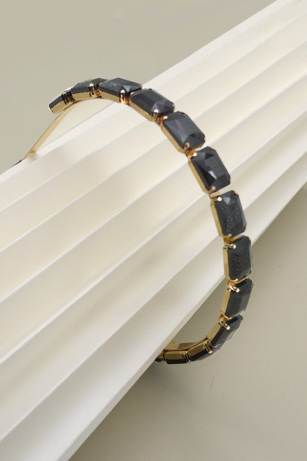 BAROQUE GLASS BEAD JEWELLED EMBELLISHED HEADBAND | 40HB113