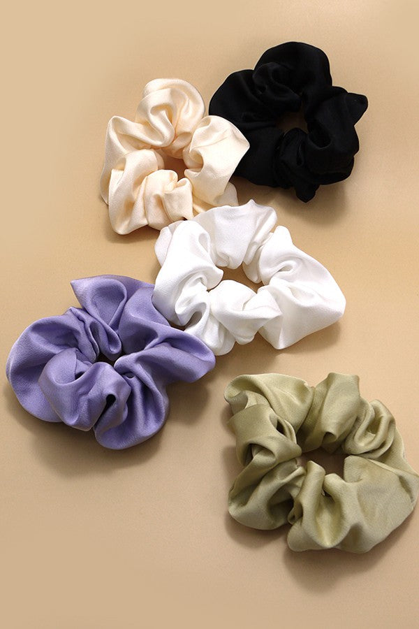 SILKY SATIN SCRUNCHIES | 40S711