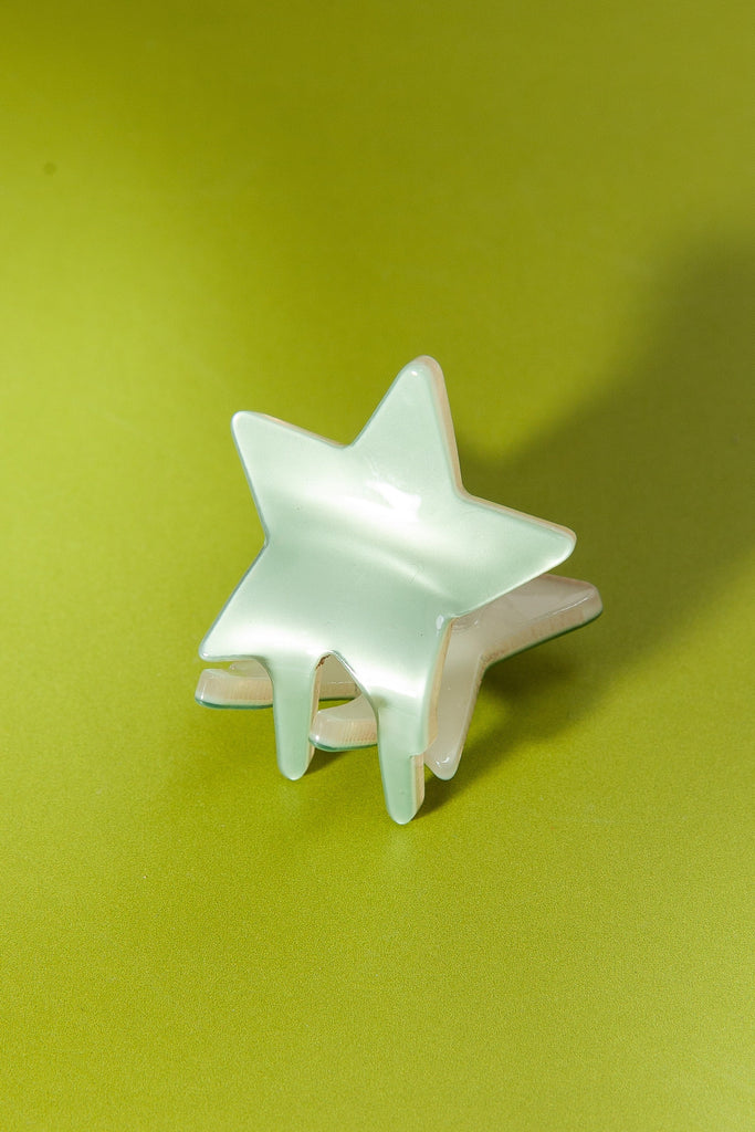 MINI STAR CELLULOSE HAIR CLAW CLIP SET OF 5 | 40H580