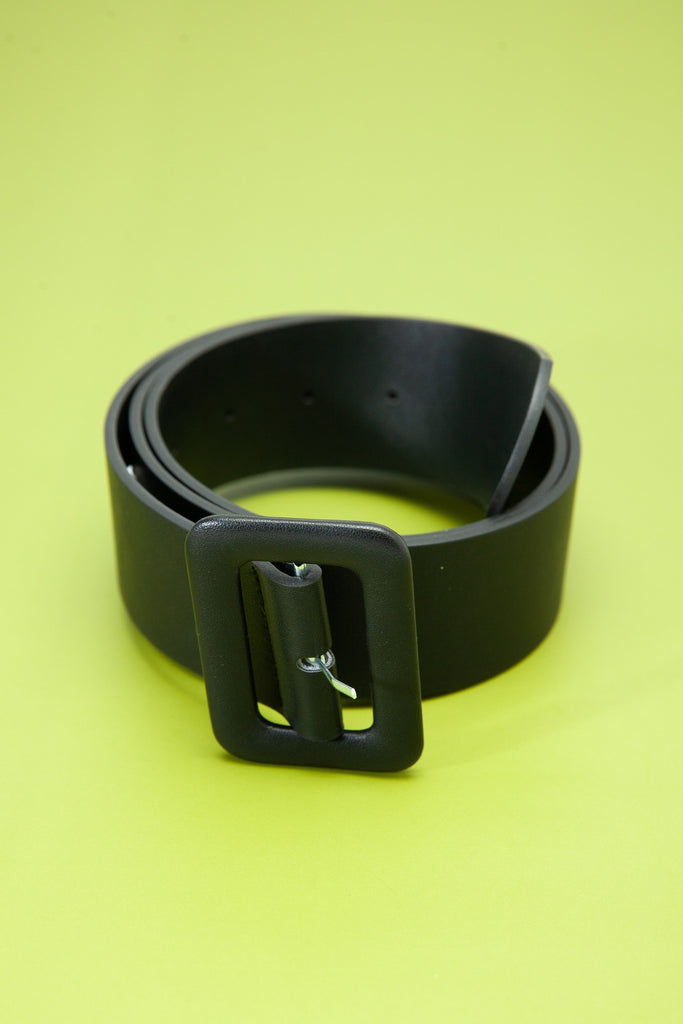 FASHION SQUARE BUCKLE LEATHER BELT | 40BT622