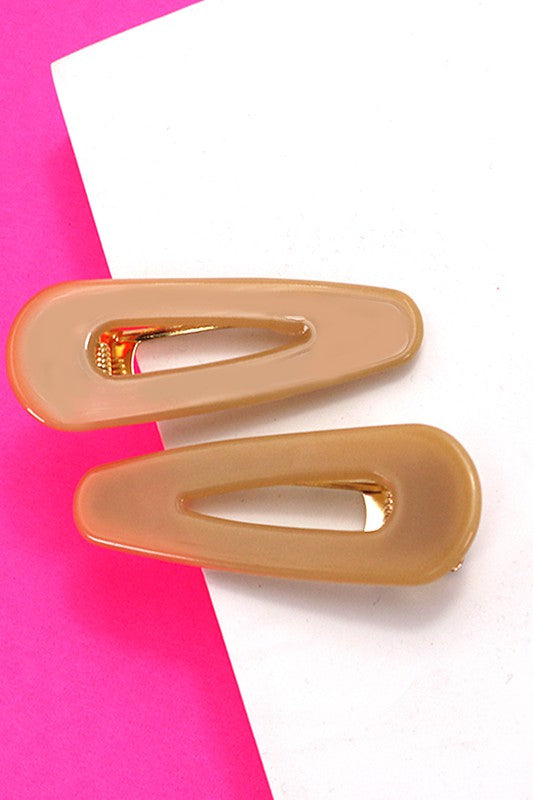 CELLULOSE HAIR PIN CLIPS SET | 40H113