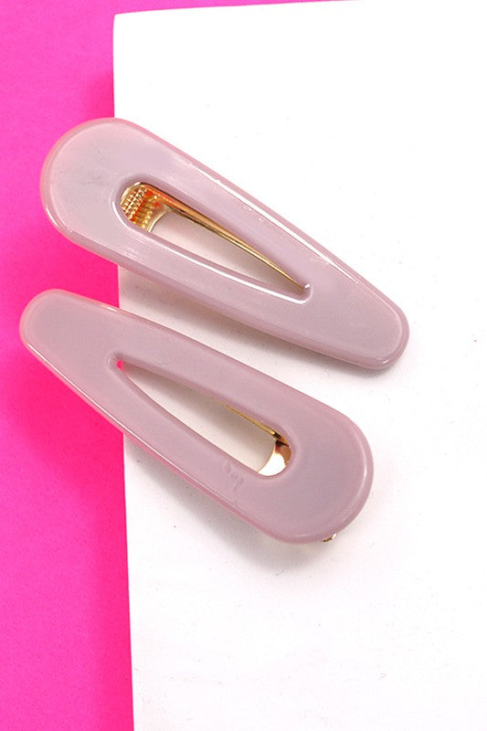 CELLULOSE HAIR PIN CLIPS SET | 40H113