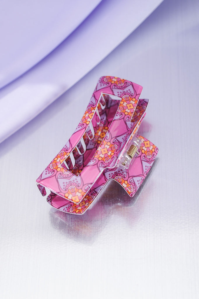 JUMBO RETRO FUN HAIR CLAW CLIPS | 40H606