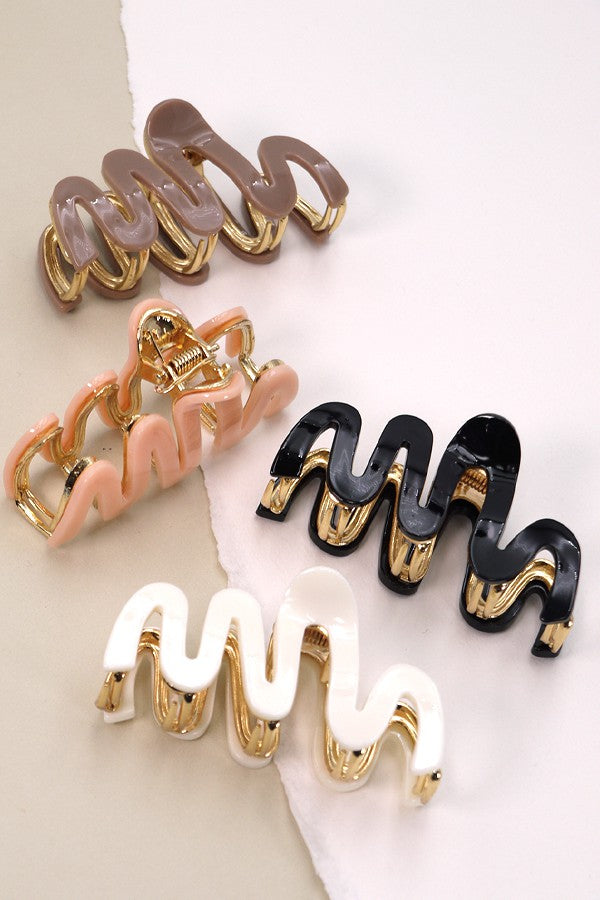PREMIUM PVC CASTING HAIR CLAW CLIPS | 40H665