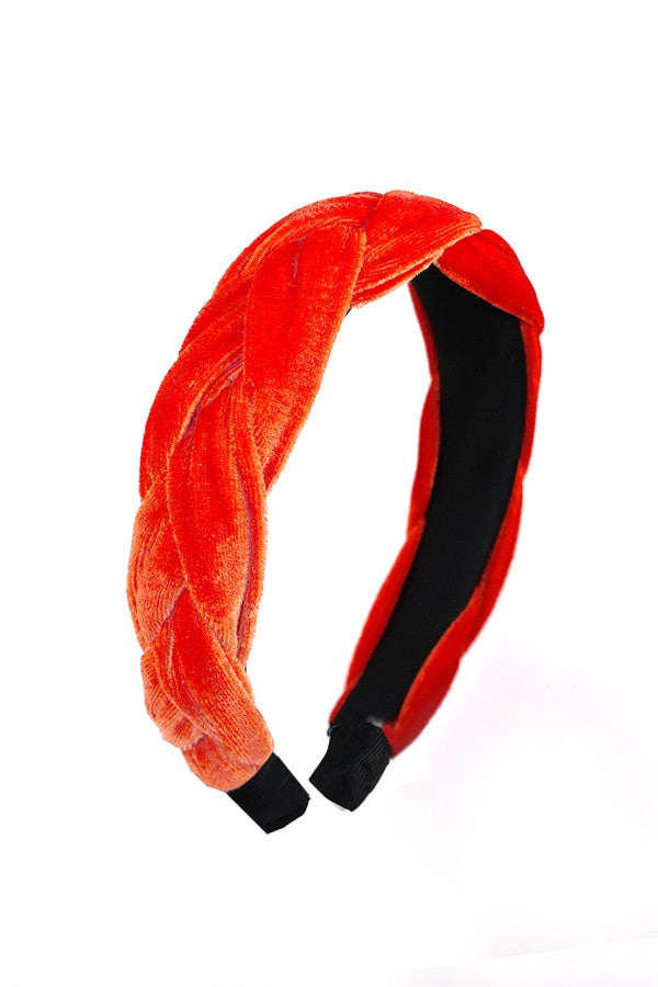 CLASSIC BRAIDED VELVET HEADBAND | 40HB139