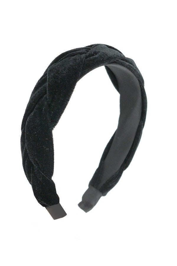 CLASSIC BRAIDED VELVET HEADBAND | 40HB139