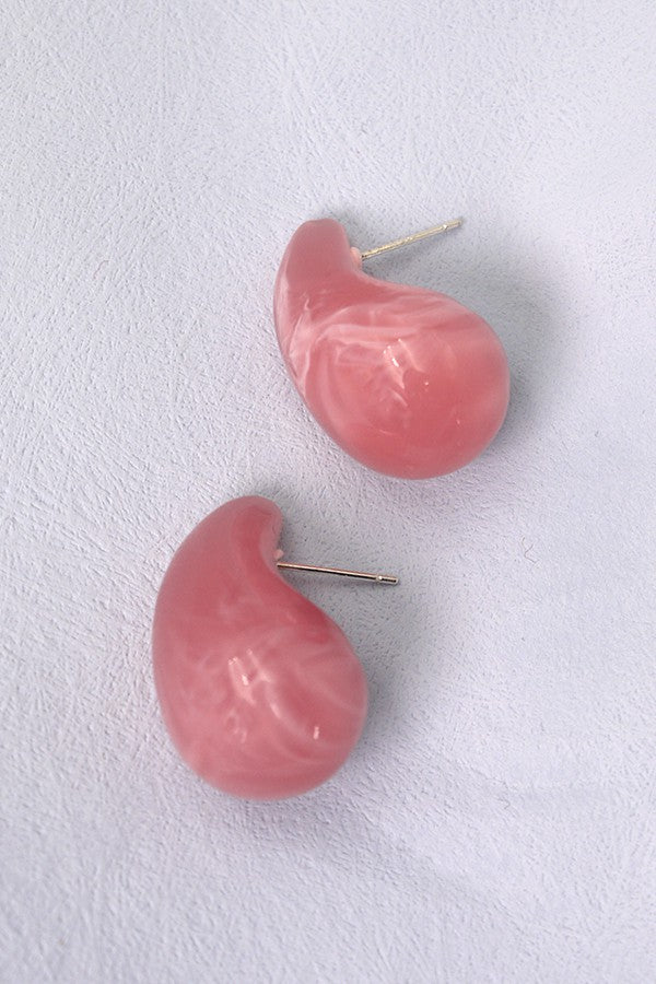 TIMELESS ACRYLIC LIGHTWEIGHT TEARDROP EARRINGS | 31E03794