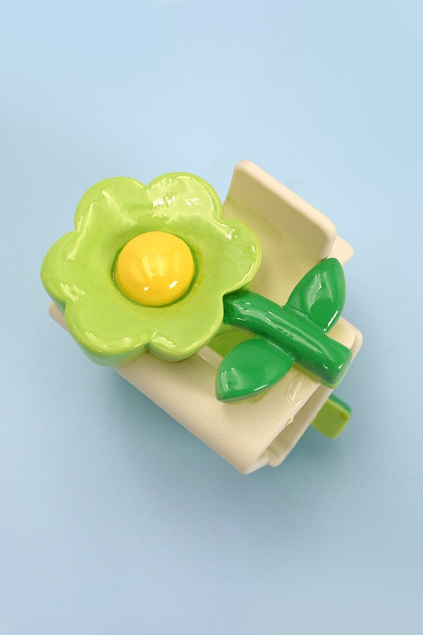 ACRYLIC DAISY FLOWER HAIR CLAW CLIPS | 40H700