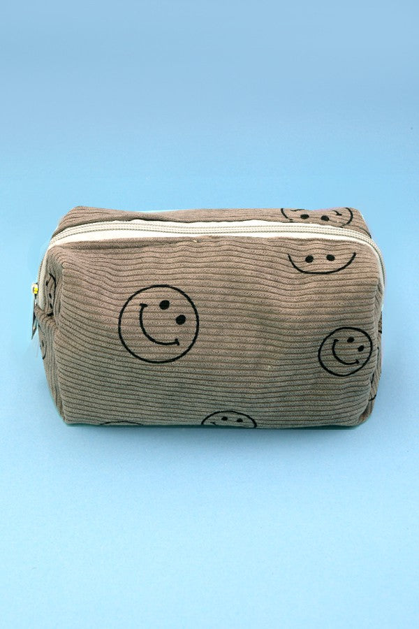 SMILEY MAKEUP POUCH BAG | 40P521