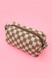 CHECKER MAKEUP POUCH BAG | 40P522