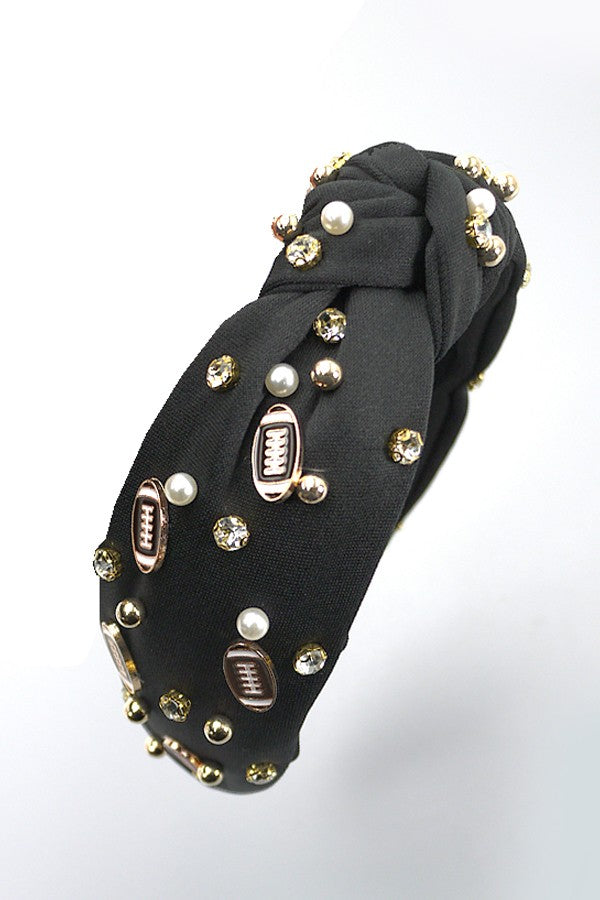 FOOTBALL GAME DAY RHINESTONE HEAD BAND | 40HB143