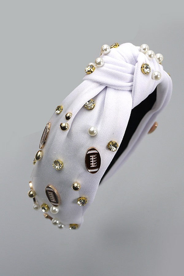 FOOTBALL GAME DAY RHINESTONE HEAD BAND | 40HB143