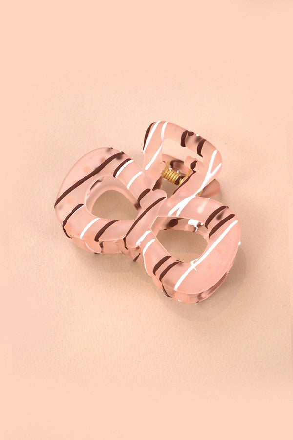 SPLASH OF LINE BOW HAIR CLAW CLIPS | 40H740