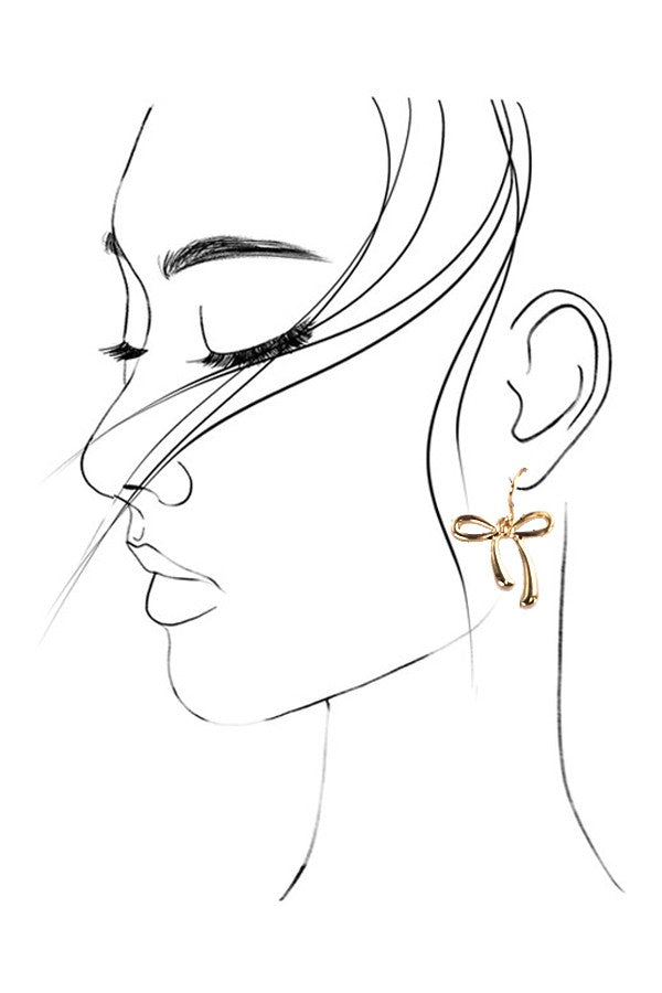 MINI BOW DROP EARRINGS | 31E24162