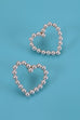 HEART PEARL STUD EARRINGS | 31E24164