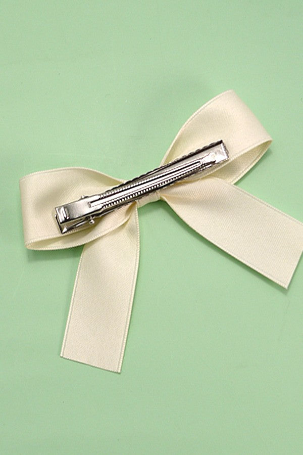LARGE BOW RIBBON HAIR CLIPS | 40H744