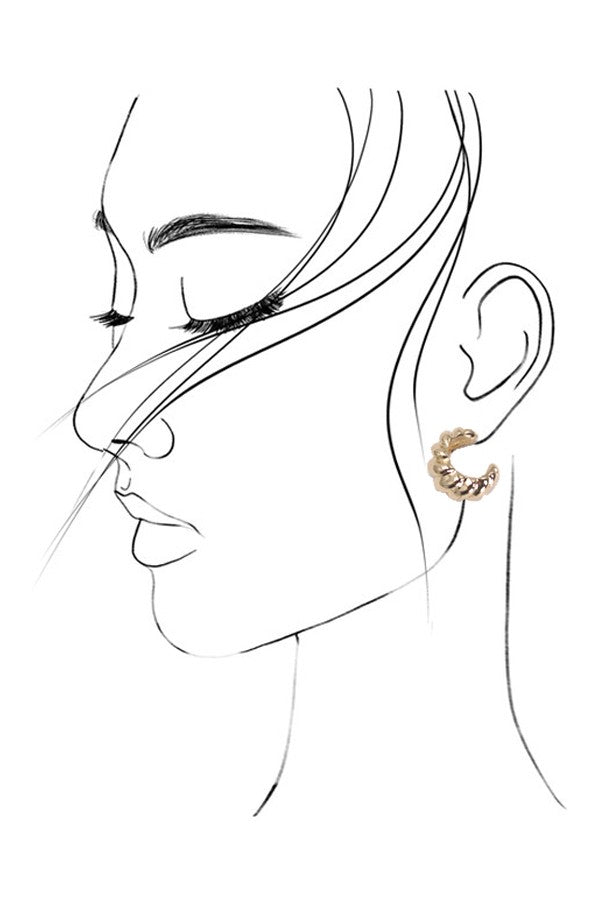 EXQUISITE TRIO HUGGIE HOOP EARRINGS | 80E2654