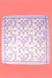 FLOWER DAISY PRINT SILKY FEEL BANDANA SCARF | 40SC620