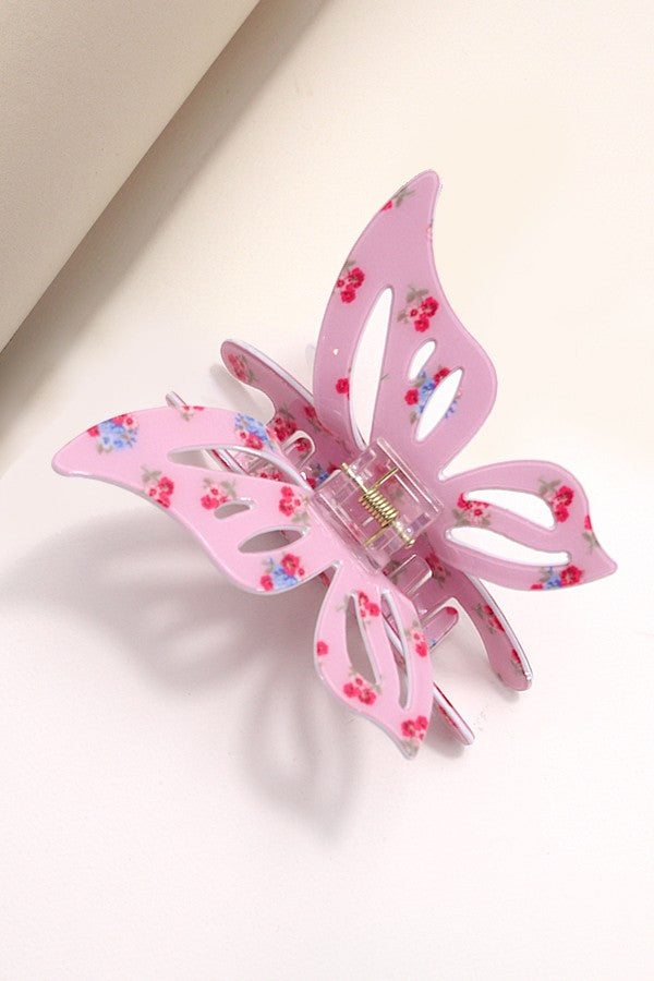 JUMBO CUT OUT BUTTERFLY HAIR CLAW CLIPS | 40H772