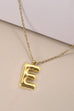 18K STAINLESS STEEL TARNISH FREE  INITIAL NECKLACE | 80N650