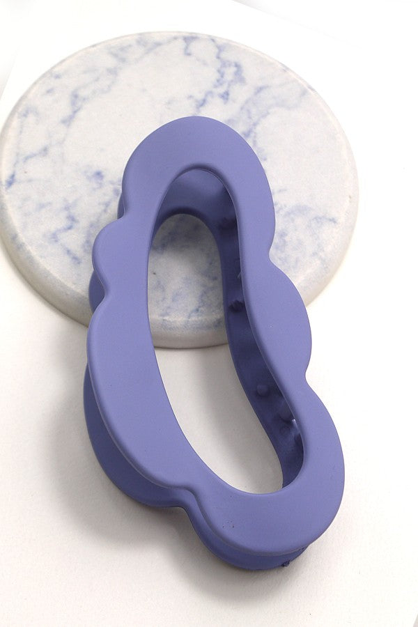 JUMBO MATTE CLOUD OPEN HAIR CLAW CLIPS | 40H786