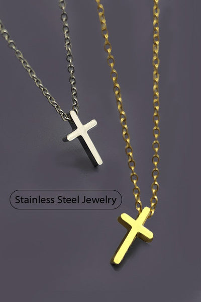 Amazon.com: 18k SOLID GOLD Cross Necklace LARGE Cross